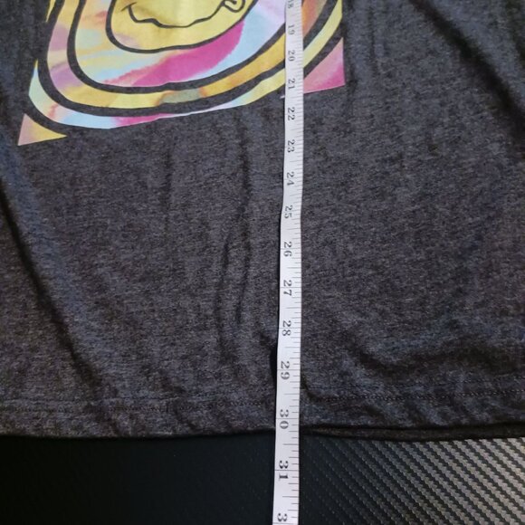 Nirvana Charcoal Gray Graphic T-shirt Size XL Grunge Band Tee - Picture 6 of 6